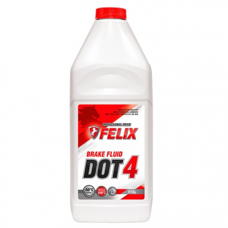 Жидкость тормозная DOT 4 0,910кг FELIX
