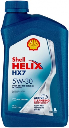 Масло моторное Shell Helix HX7 A3/B4 5W-30 SL  1л