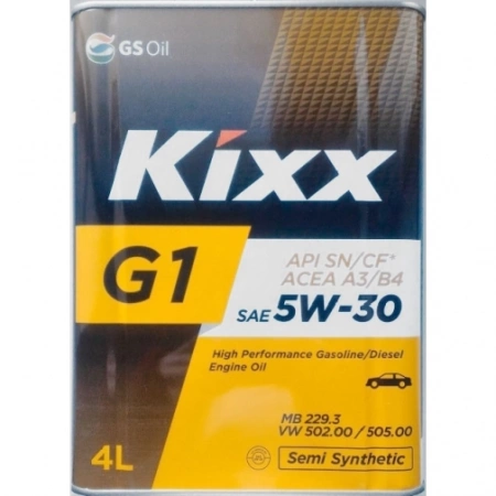 Масло моторное Kixx G1 A3/B4 5W-30 SN/CF 1л
