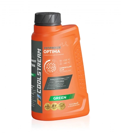 Антифриз G12 (зеленый) Coolstream Optima 1кг