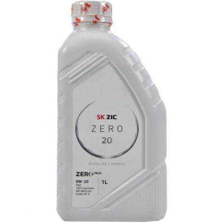 Масло моторное ZIC ZERO 20 GF-5 0W-20 SN PLUS 1л