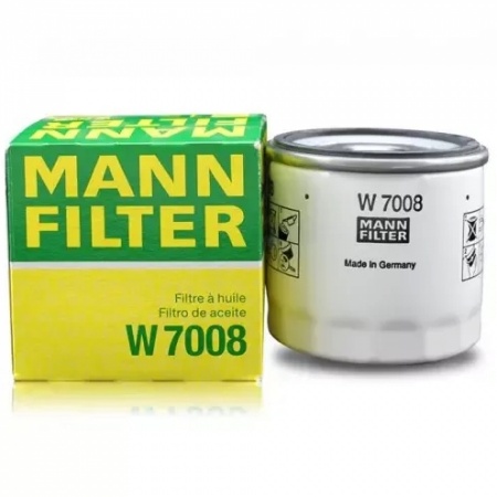Фильтр масляный Mann-Filter W7008 (=W71281/ W71237)