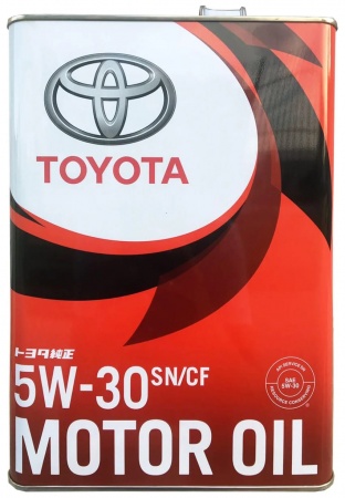 Масло моторное Toyota Motor Oil GF-5 5W-30 SN/CF 4л