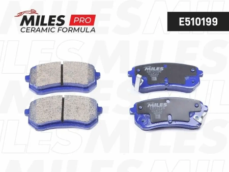 Колодки тормозные MILES E510199