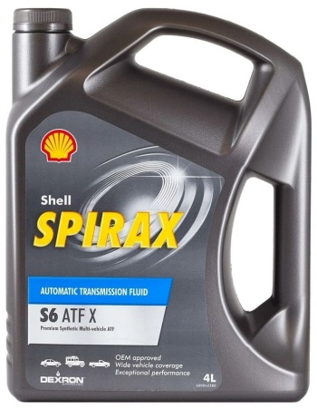 Масло трансмиссионное Shell ATF Spirax S6 X  4 л