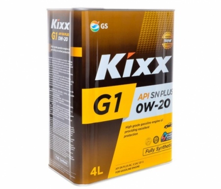 Масло моторное Kixx G1 GF-5 0W-20 SN PLUS 4л