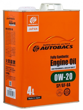 Масло моторное Autobacs Fully Synthetic Engine Oil GF-6A 5W-30 SP/CF 4л
