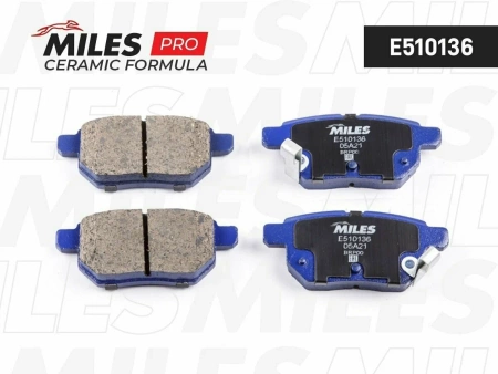 Колодки тормозные MILES E510136