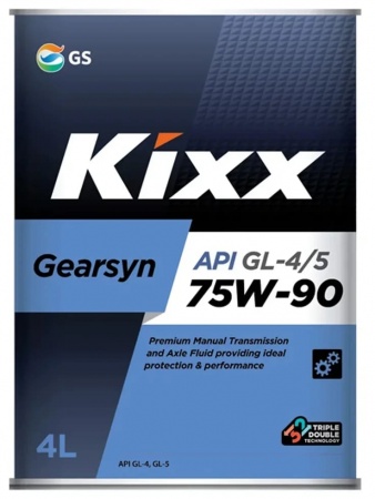 Масло трансмиссионное Kixx Geartec 75W-90  4л