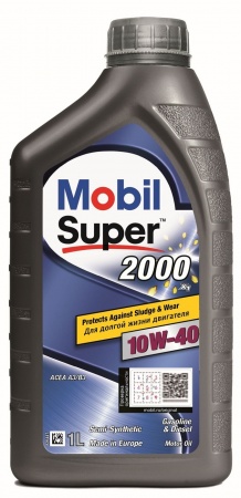 Масло моторное Mobil Super 2000 X1 A3/B4 10W-40 SN PLUS/CF  1л