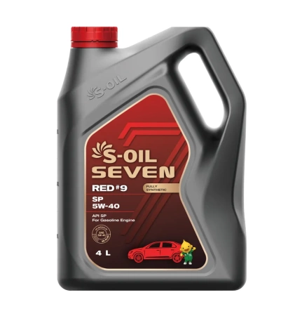 Масло моторное S-OIL 7 RED #9 5W-40 SP 4л