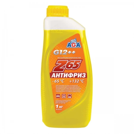 Антифриз G12++ (желтый) AGA Z65 1кг