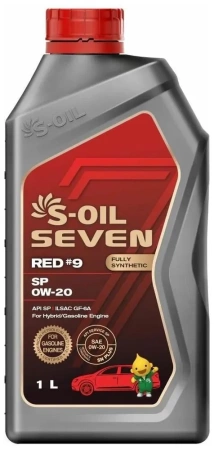 Масло моторное S-OIL 7 RED #9 0W-20 SP 1л