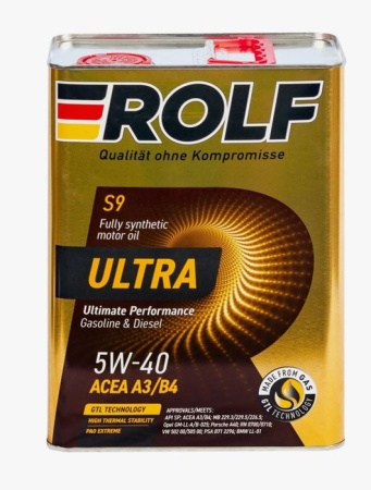 Масло моторное Rolf Ultra A3/B4 5W-40 SP/CF 4л
