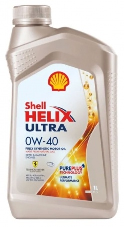 Масло моторное Shell Helix Ultra A3/B4 0W-40 SP 1л