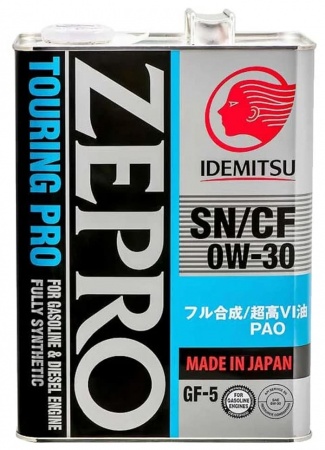Масло моторное Idemitsu Zepro Touring Pro GF-5 0W-30 SN/CF 4л