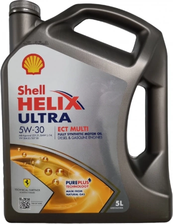 Масло моторное Shell Helix Ultra ECT Multi C3 5W-30 SN 5л