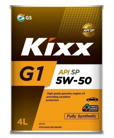 Масло моторное Kixx G1 5W-50 SP 4л