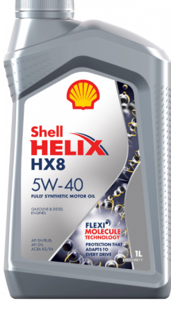 Масло моторное Shell Helix HX8 A3/B4 5W-40 SN PLUS 1л
