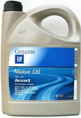 Масло моторное GM Dexos2 C3 5W-30 SN/CF 5л