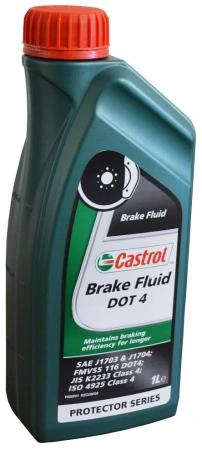 Жидкость тормозная DOT 4 синт 1л Castrol
