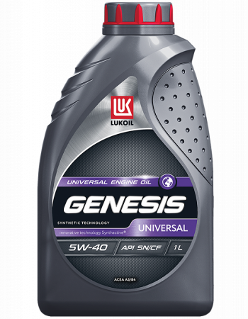 Масло моторное Лукойл Genesis Universal A3/B4 5W-40 SN/CF  1л
