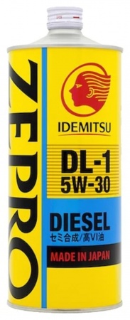 Масло моторное Idemitsu Zepro Diesel DL-1 C2 5W-30 1л