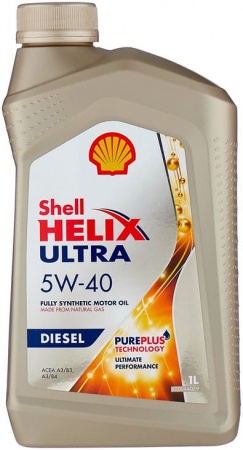Масло моторное Shell Helix Ultra Diesel A3/B4 5W-40 1л