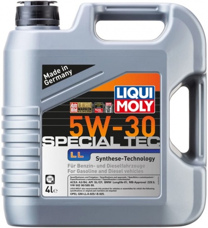 Масло моторное LIQUI MOLY Special Tec LL A3/B4 5W-30 SL 4л
