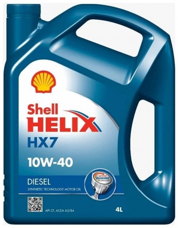 Масло моторное Shell Helix HX7 Diesel A3/B4 10W-40 CF  4л