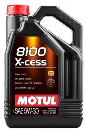 Масло моторное Motul 8100 X-cess A3/B4 5W-30 SL 5л