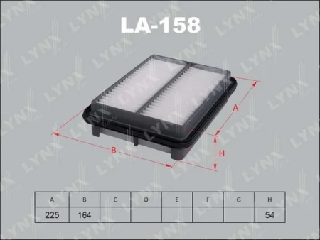 Фильтр воздушный Lynx LA158