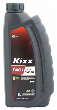 Масло моторное Kixx PAO1 A5/B5 0W-30 SN 1л