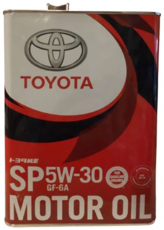 Масло моторное Toyota Motor Oil GF-6A 5W-30 SP 4л
