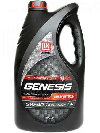 Масло моторное Лукойл Genesis Armortech A3/B4 5W-40 SN/CF 4л