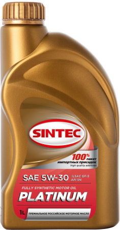 Масло моторное SINTEC Platinum GF-5 5W-30 SN 1л