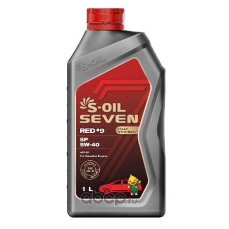 Масло моторное S-OIL 7 RED #9 5W-40 SP 1л