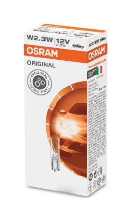 Лампа подсветки W2,3W 12V 2.3W OSRAM 2723
