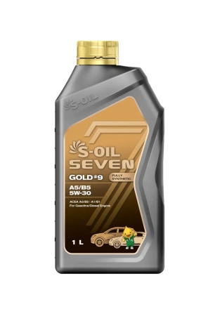 Масло моторное S-OIL 7 GOLD #9 A5/B5 5W-30 SL/CF 1л