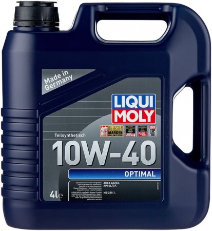 Масло моторное LIQUI MOLY Optimal A3/B4 10W-40 SL/CF  4л