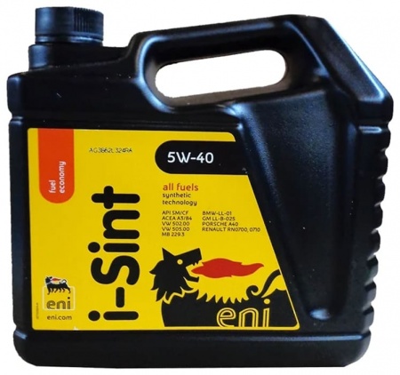 Масло моторное Eni i-Sint A3/B4 5W-40 SN 4л