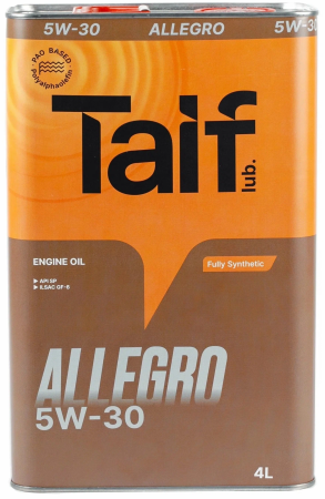 Масло моторное TAIF ALLEGRO GF-6A 5W-30 SP 4л