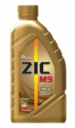 4-х такт ZIC M9 4T  JASO MA2 10W-40 SN синт 1л