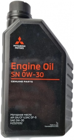 Масло моторное Mitsubishi GF-5 0W-30 SN 1л