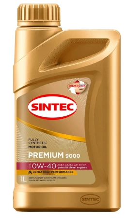 Масло моторное SINTEC PREMIUM 9000 A3/B4 0W-40 SN/CF 1л