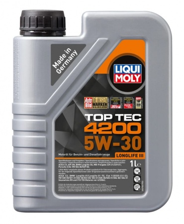 Масло моторное LIQUI MOLY Top Tec 4200 C3 5W-30 SP 1л
