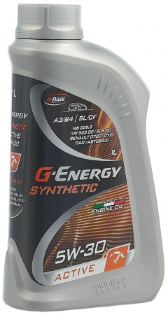 Масло моторное G-Energy Synthetic Active A3/B4 5W-30 SL/CF 1л