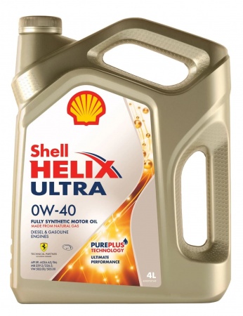 Масло моторное Shell Helix Ultra A3/B4 0W-40 SP 4л