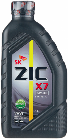 Масло моторное ZIC X7 Diesel A3/B4 5W-30 SL/CF 1л