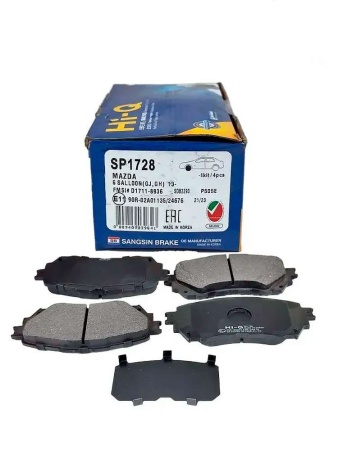 Колодки тормозные Sangsin SP1728